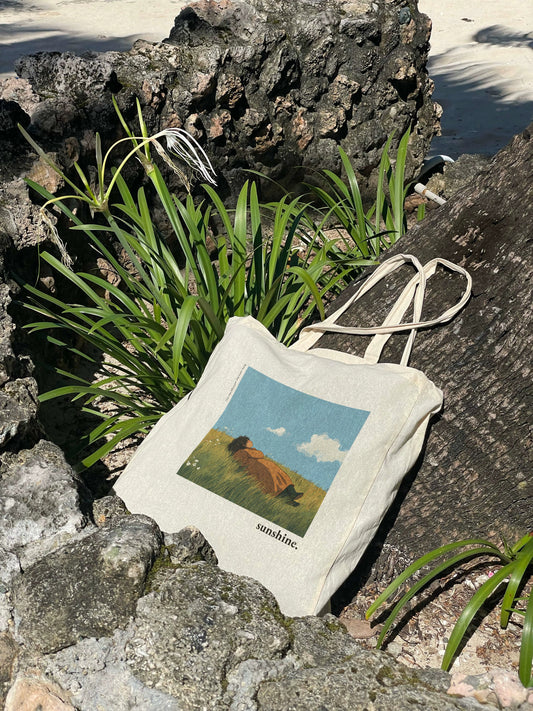 Sunshine Dreamscape Tote Bag – Minimalist Summer Design