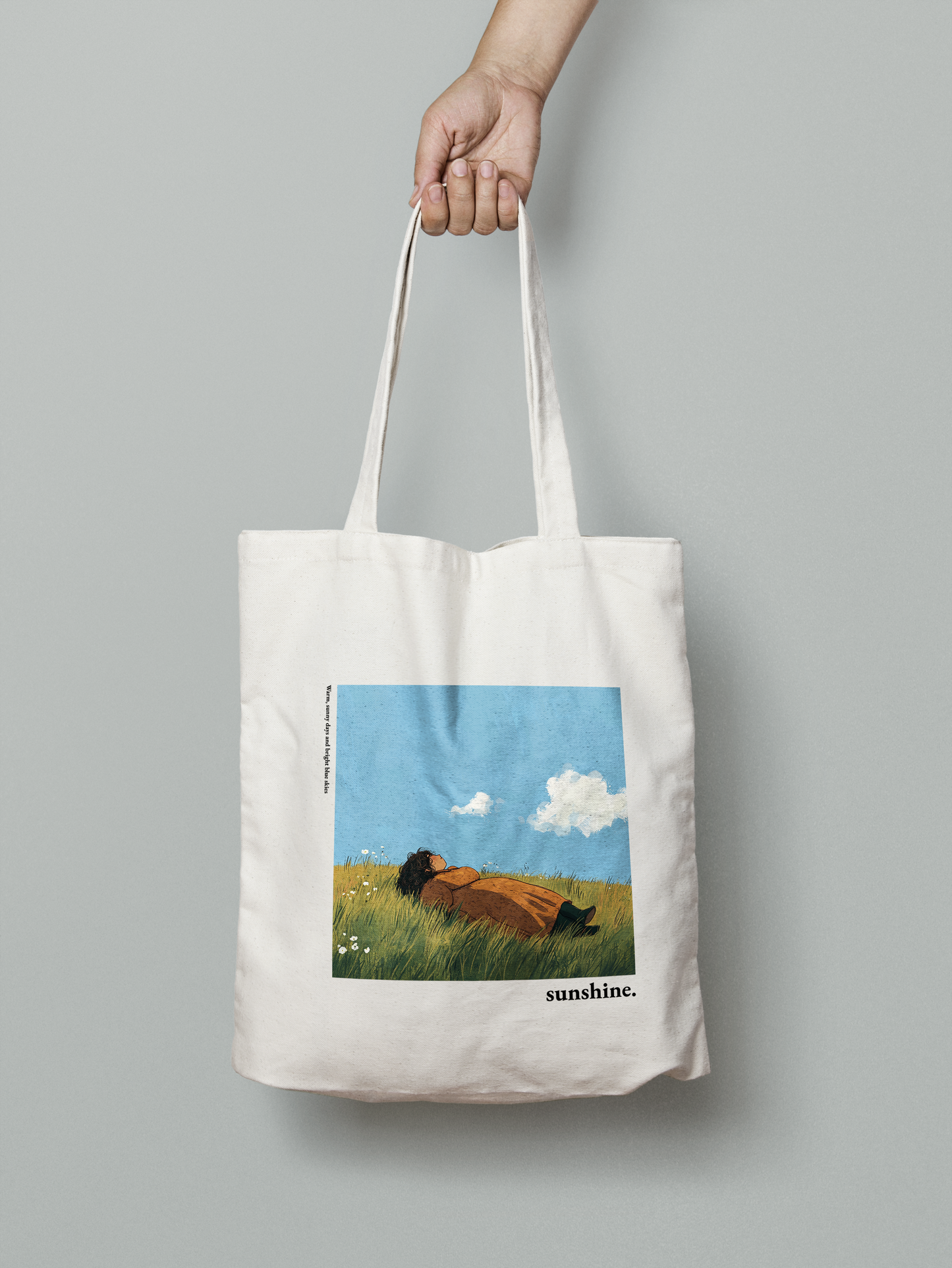 Sunshine Dreamscape Tote Bag – Minimalist Summer Design